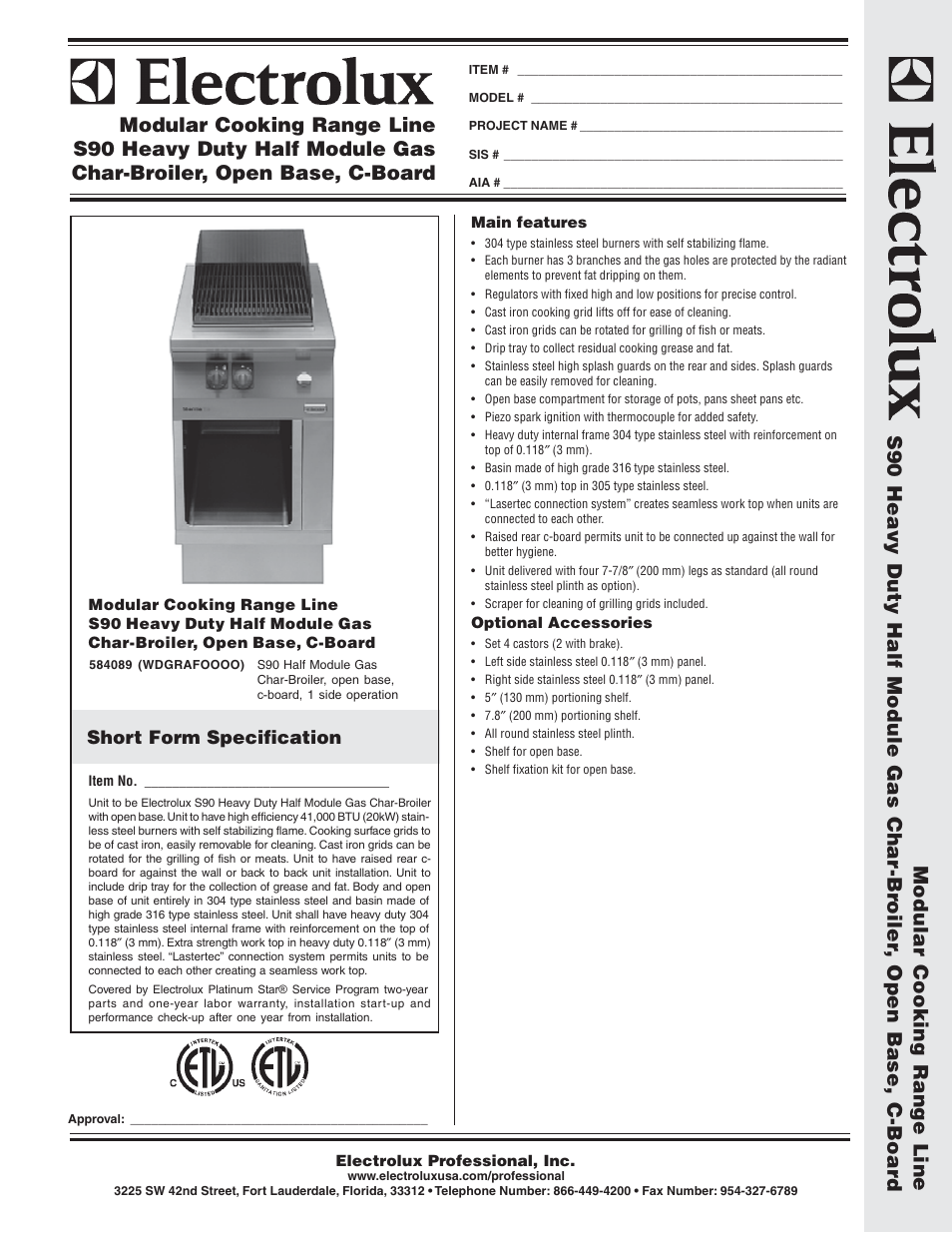 Electrolux S90 User Manual | 2 pages