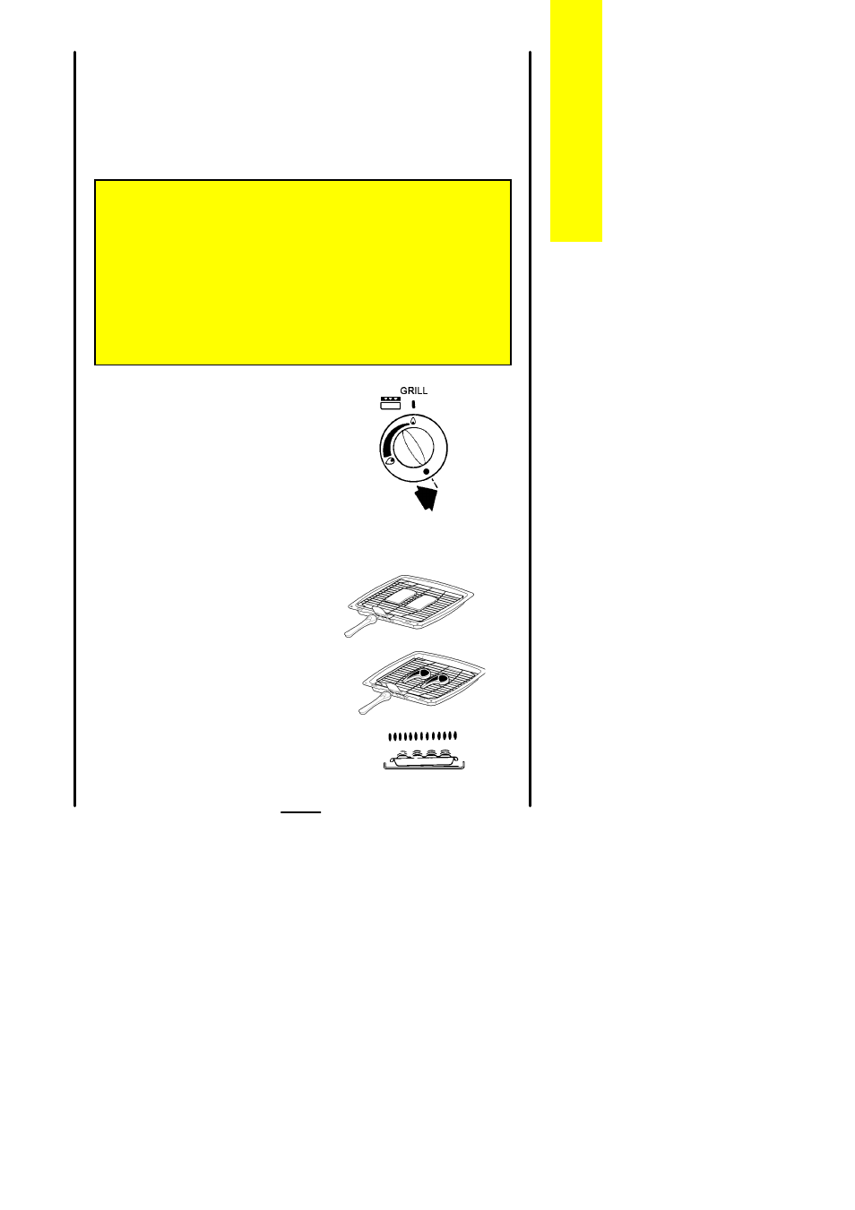 The grill, Heat control, Cooking positions | For your safety, Caution | Electrolux CSIG 316 User Manual | Page 7 / 40