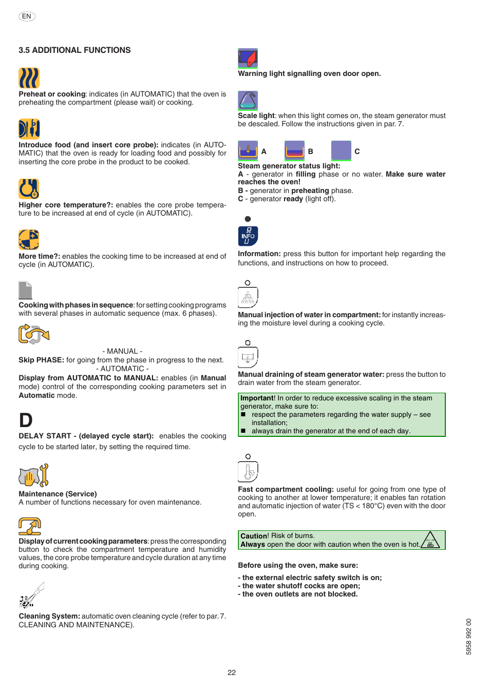 Electrolux Air-O-Speed AOW101E User Manual | Page 22 / 34