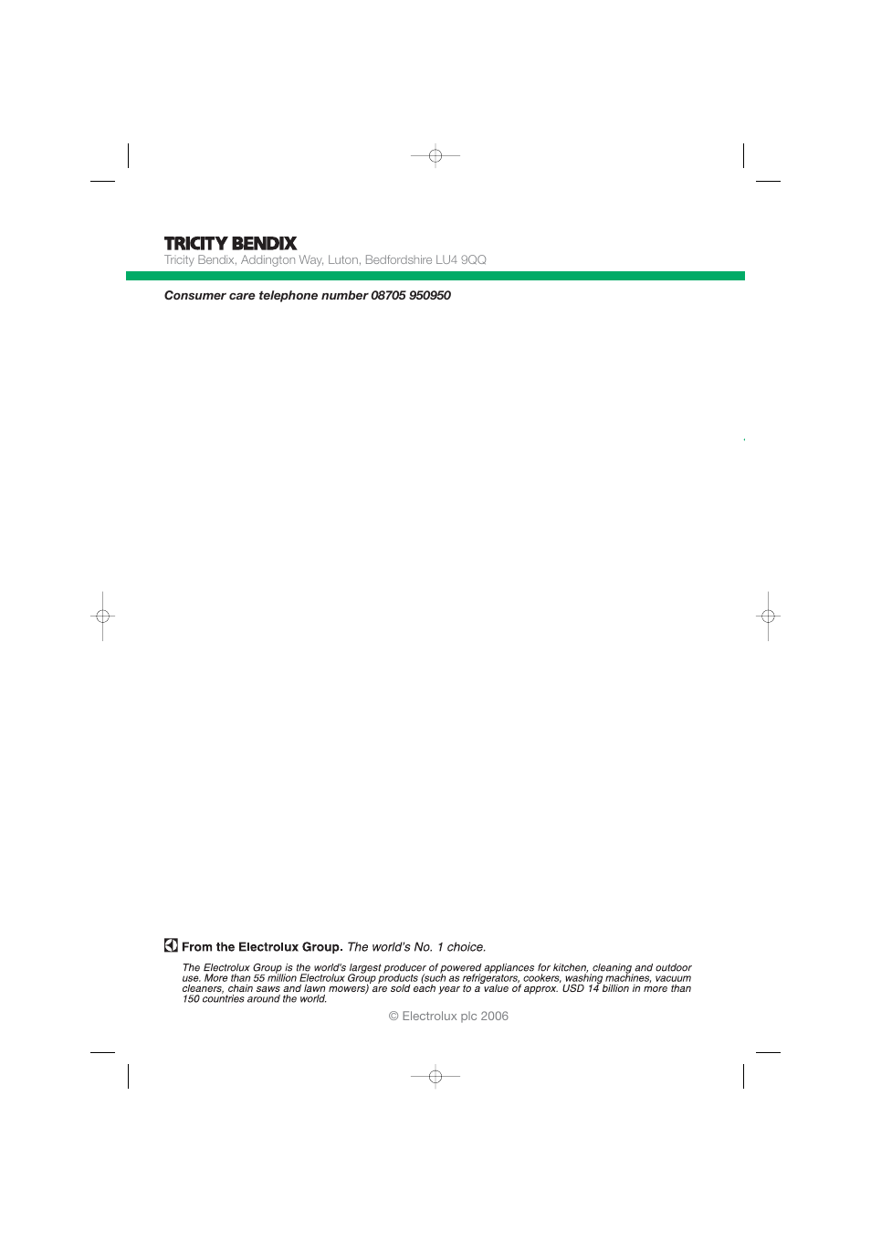 Electrolux AW 1460 W User Manual | Page 27 / 27