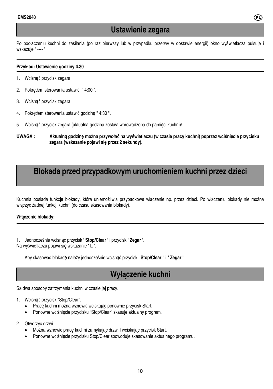 Electrolux EMS2040 User Manual | Page 116 / 191