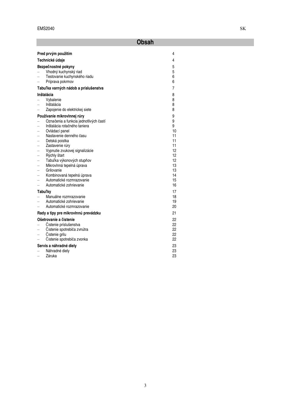 Electrolux EMS2040 User Manual | Page 129 / 191