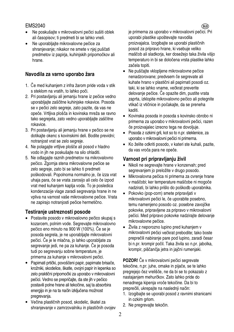 Electrolux EMS2040 User Manual | Page 151 / 191