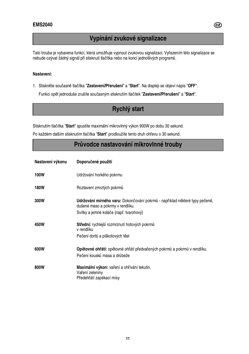 Electrolux EMS2040 User Manual | Page 75 / 191
