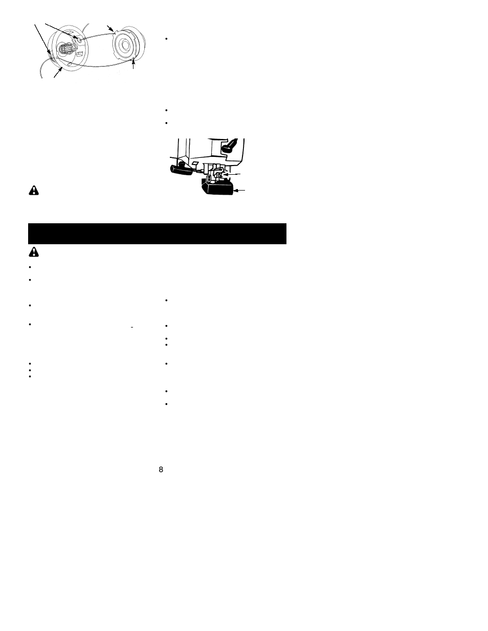 Storage | Electrolux WEEDEATER User Manual | Page 8 / 11