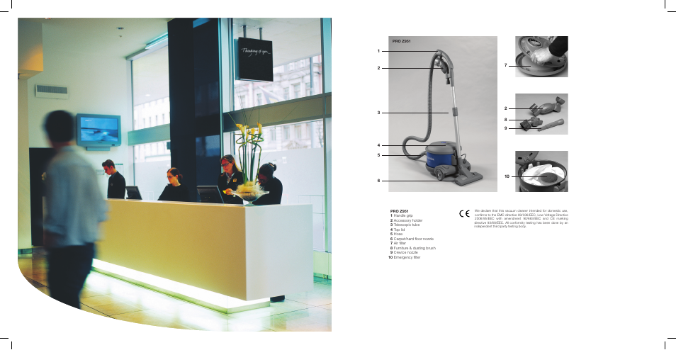 Electrolux PRO Z951 User Manual | Page 2 / 18