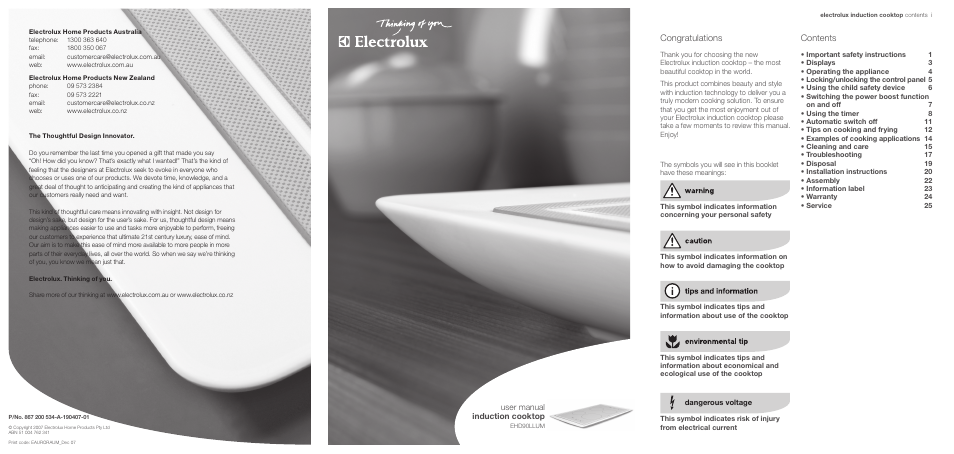 Electrolux EHD90LLUM User Manual | Page 2 / 30