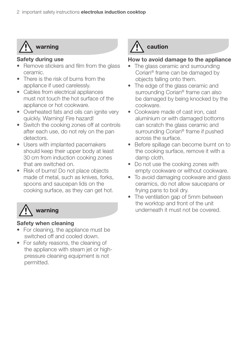 Electrolux EHD90LLUM User Manual | Page 6 / 30