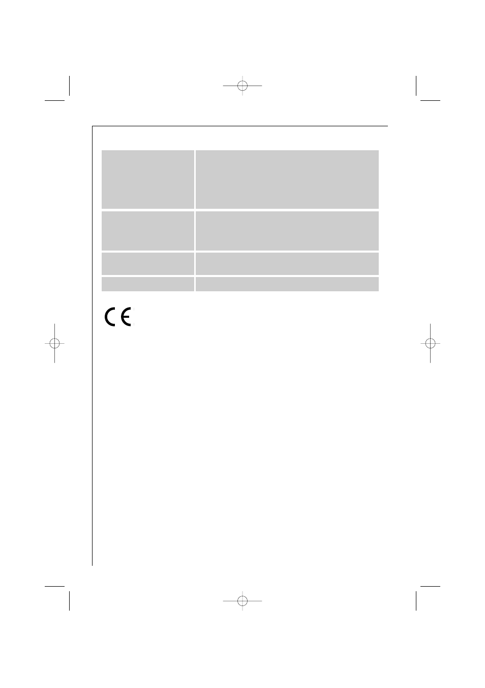 Technical specifications | Electrolux 84980 VI User Manual | Page 40 / 48
