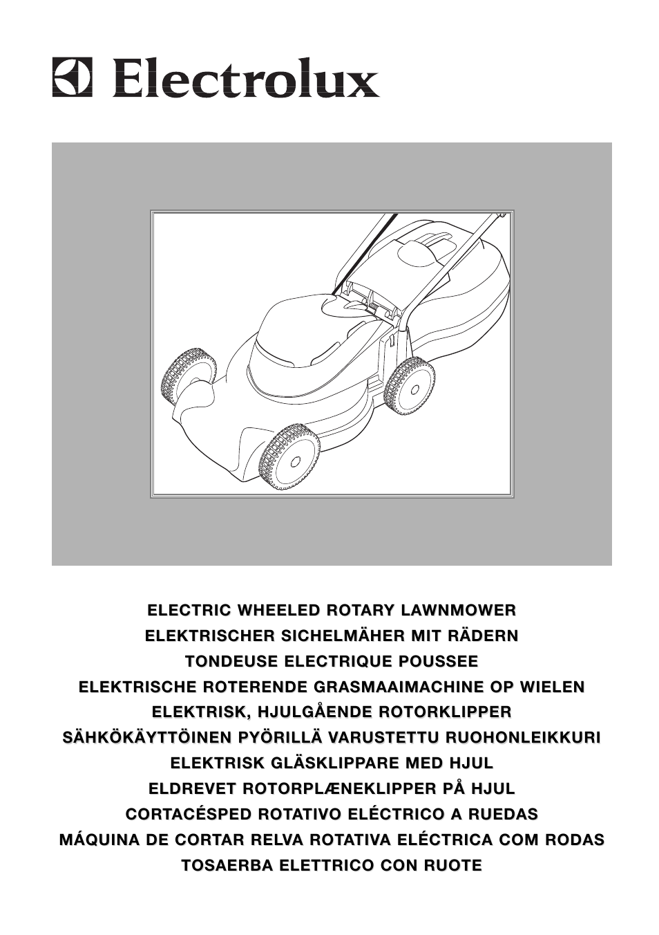 Electrolux ELECTRIC WHEELED Rotary Lawnmower User Manual | 8 pages