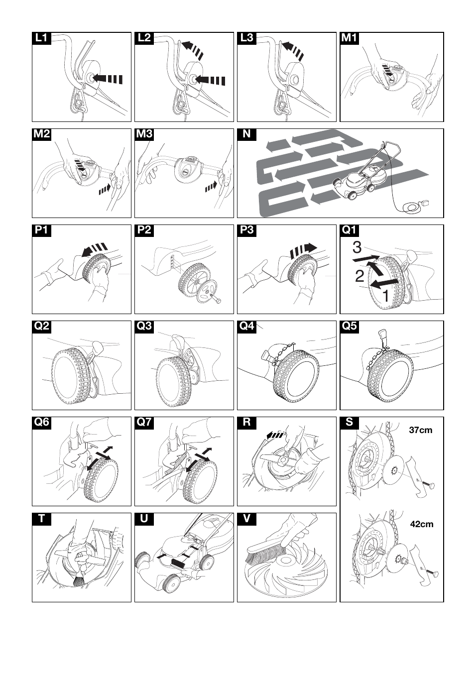 Electrolux ELECTRIC WHEELED Rotary Lawnmower User Manual | Page 3 / 8