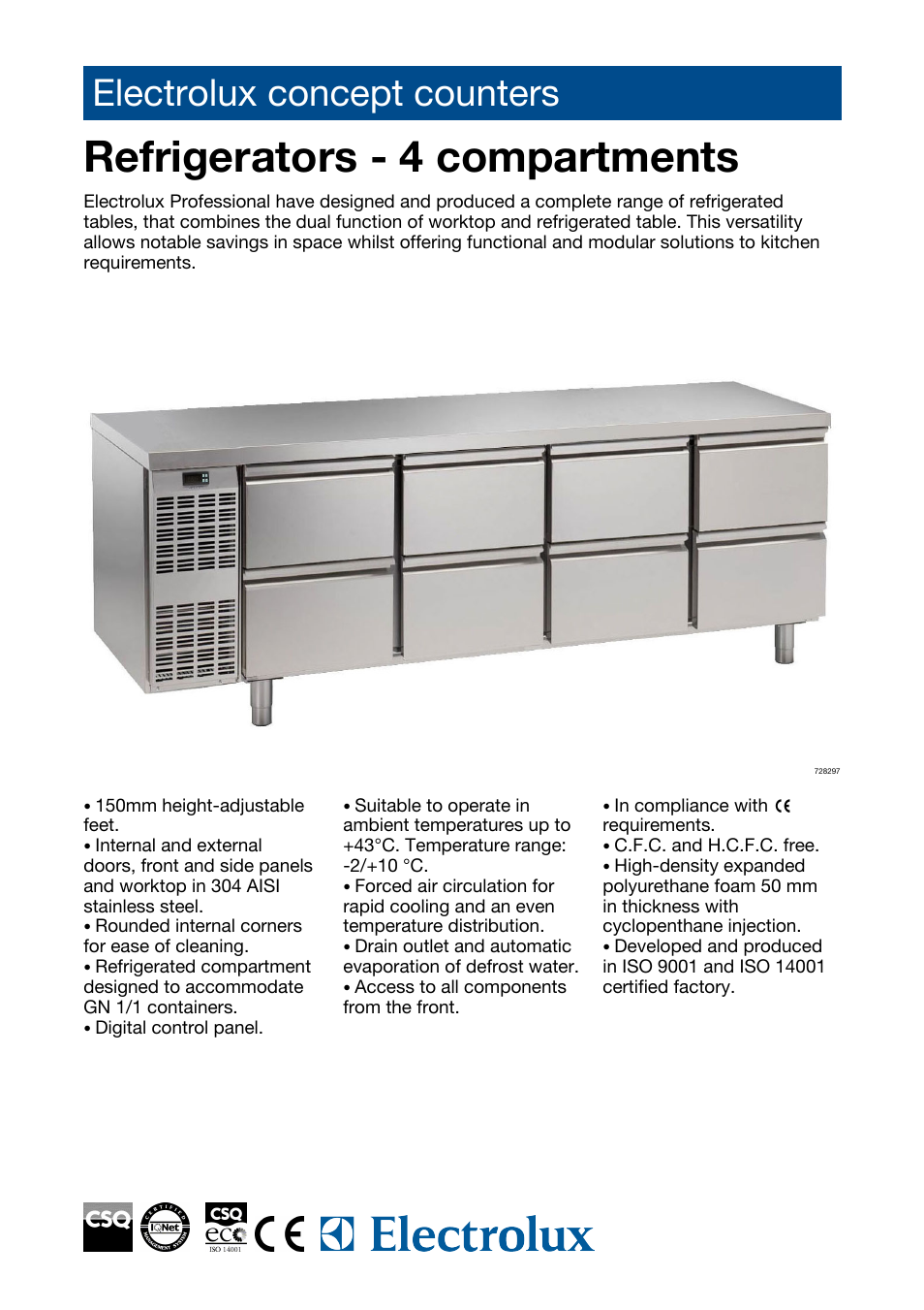 Electrolux 727107 User Manual | 4 pages