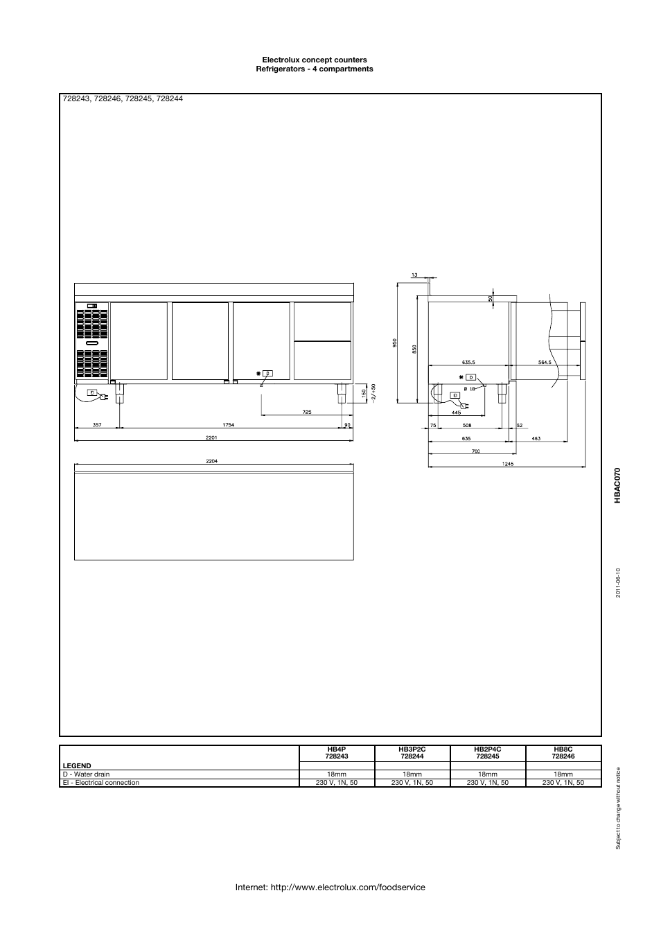 Electrolux 727107 User Manual | Page 3 / 4