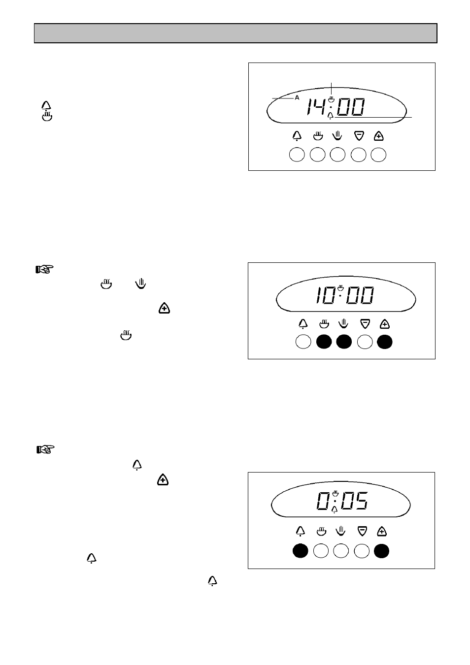 The electronic timer, The minute minder | Electrolux EDB705 User Manual | Page 10 / 44