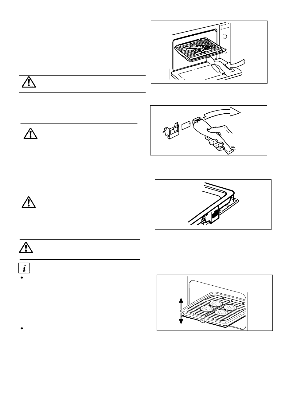The grill pan and handle | Electrolux EDB705 User Manual | Page 14 / 44