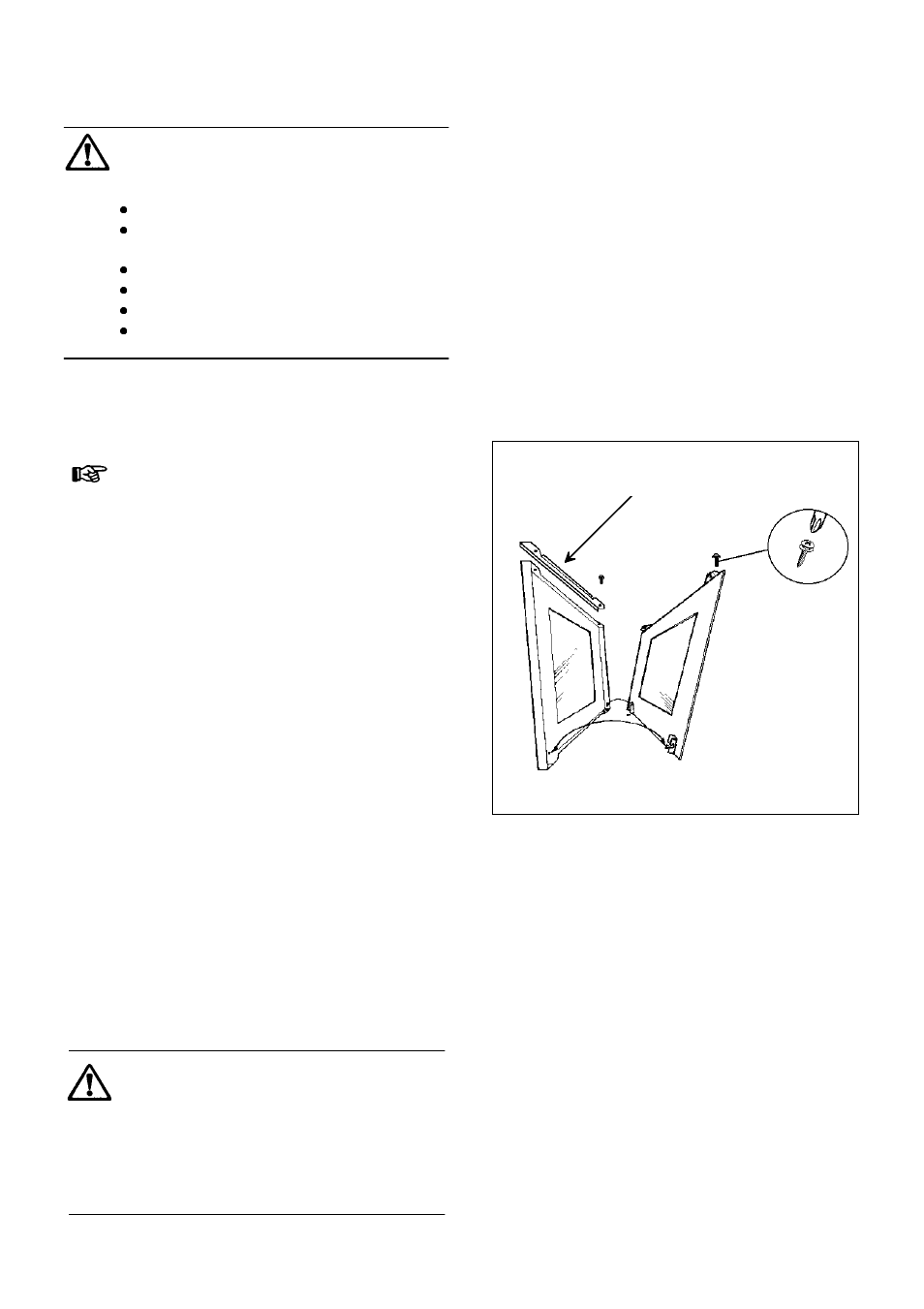 Cleaning the outer and inner door glass panels, Glass | Electrolux EDB705 User Manual | Page 24 / 44