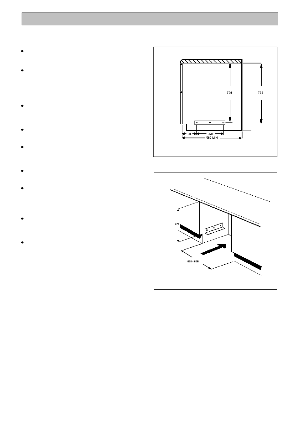 Installation instructions | Electrolux EDB705 User Manual | Page 34 / 44