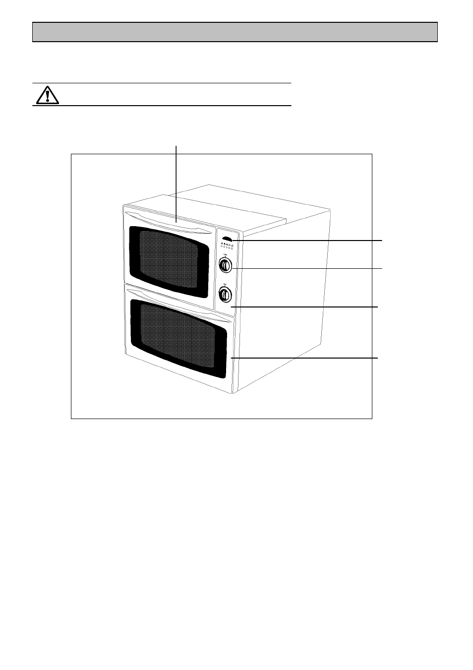 Description of the appliance, Built in electric oven and grill | Electrolux EDB705 User Manual | Page 4 / 44