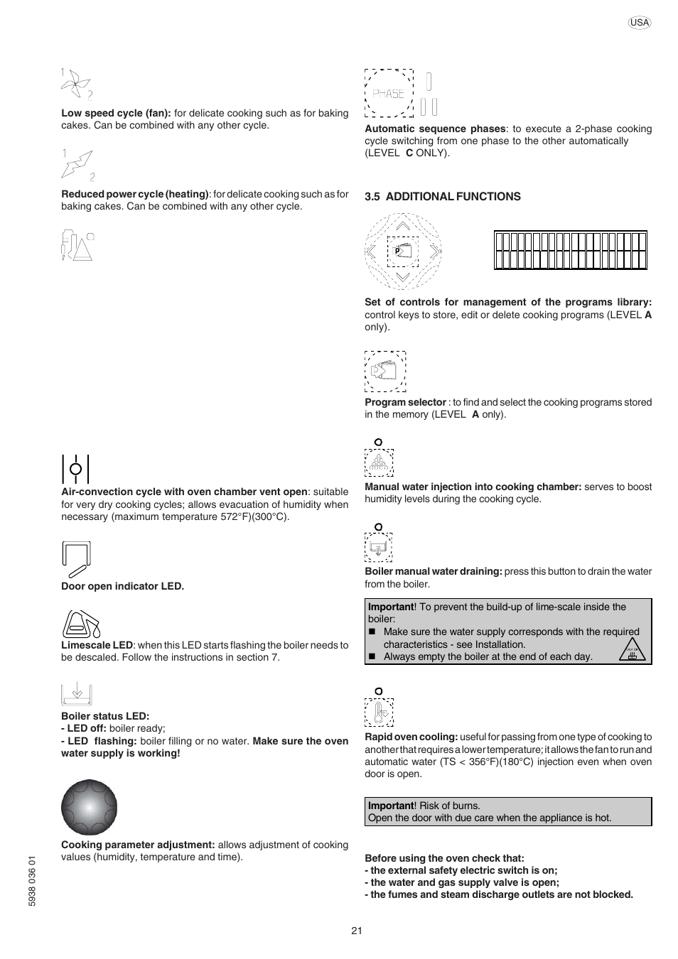 Electrolux 269555 User Manual | Page 21 / 32