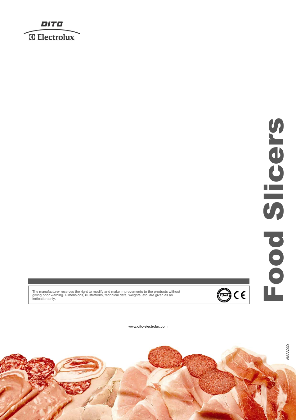 Food slicers | Electrolux FM33B User Manual | Page 3 / 3