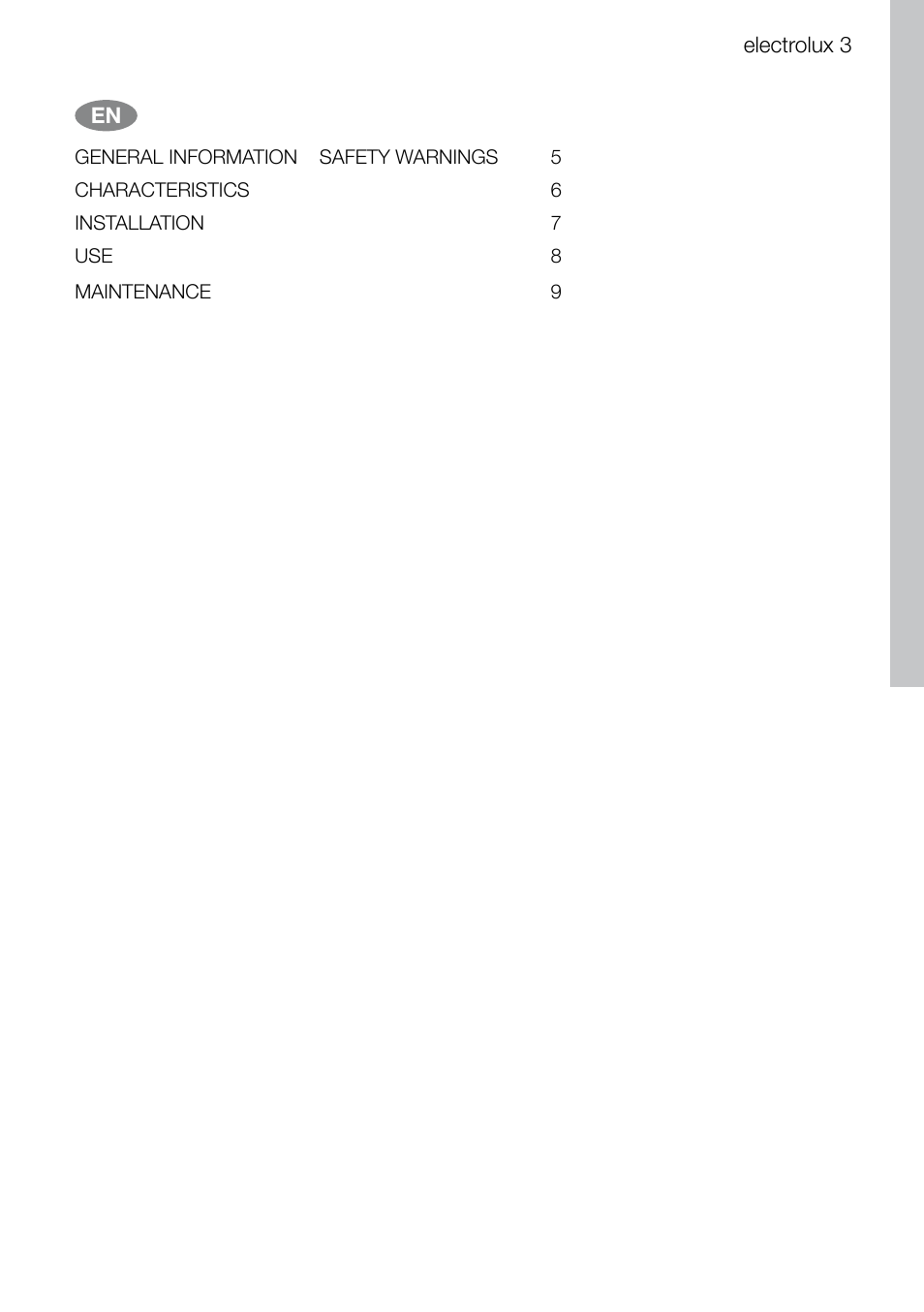 Electrolux EFT60003 User Manual | Page 3 / 12