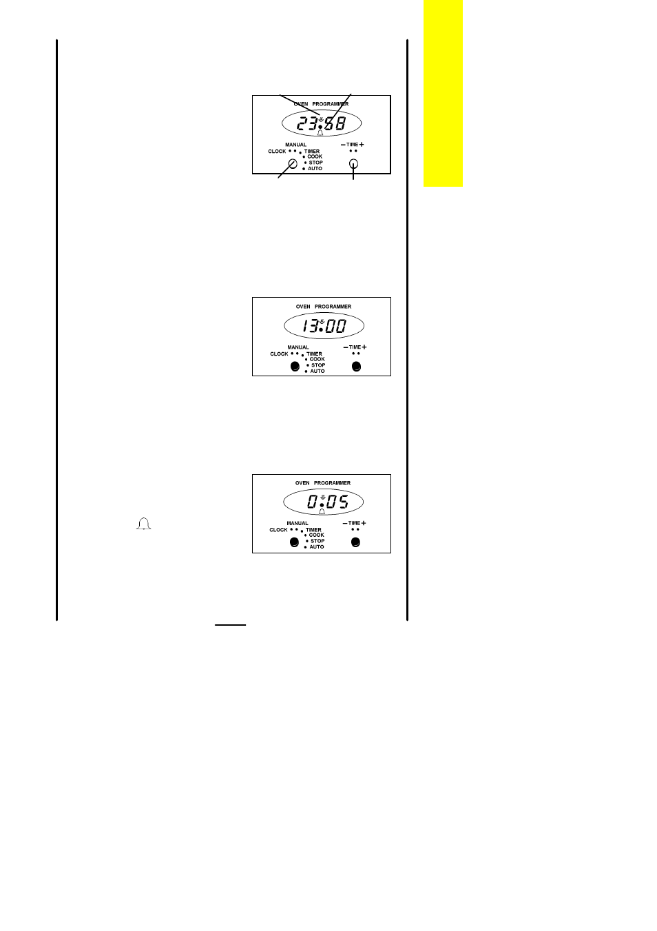 The electronic timer | Electrolux 60 TC User Manual | Page 21 / 52