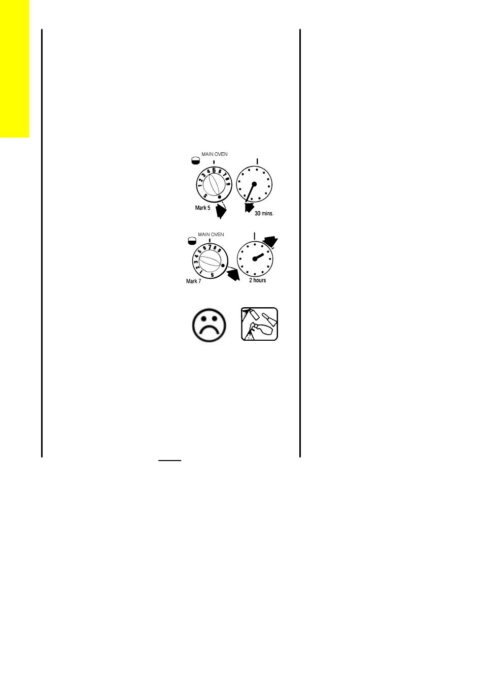 Main oven cleaning cycle, General | Electrolux 60 TC User Manual | Page 30 / 52