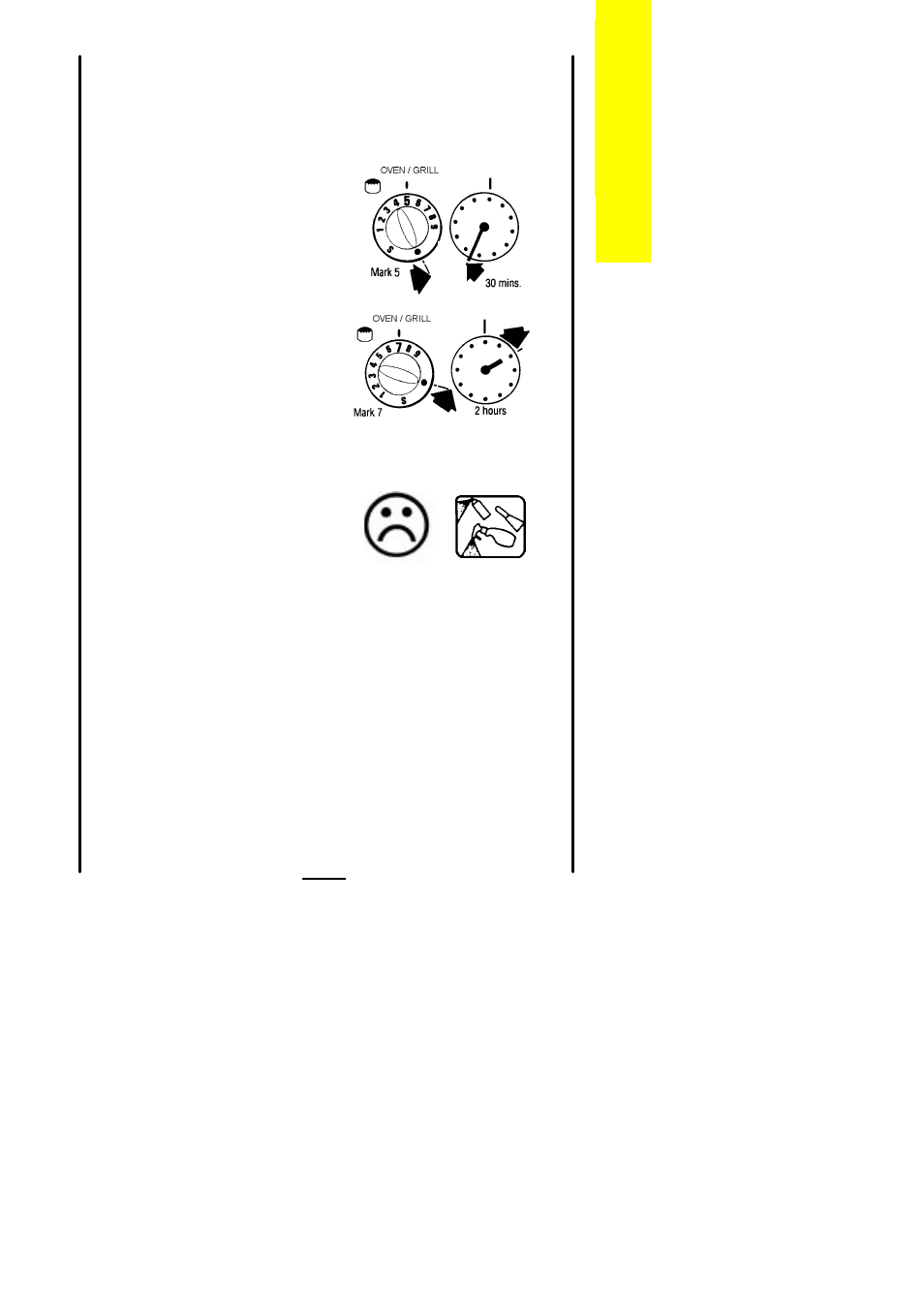 Top oven cleaning cycle, General | Electrolux 60 TC User Manual | Page 31 / 52