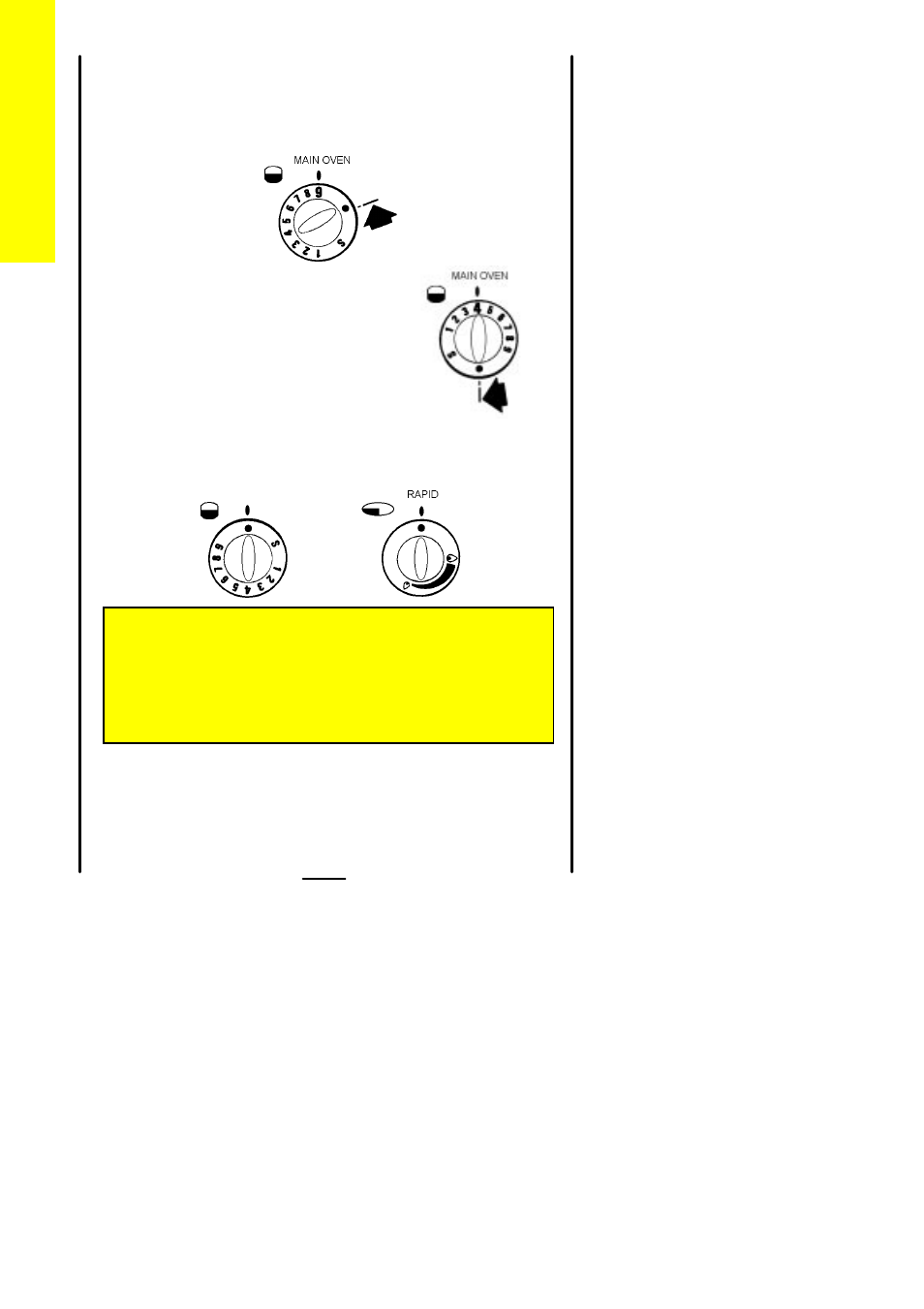 Main oven, Oven light, For your safety | Electrolux 60 TC User Manual | Page 6 / 52