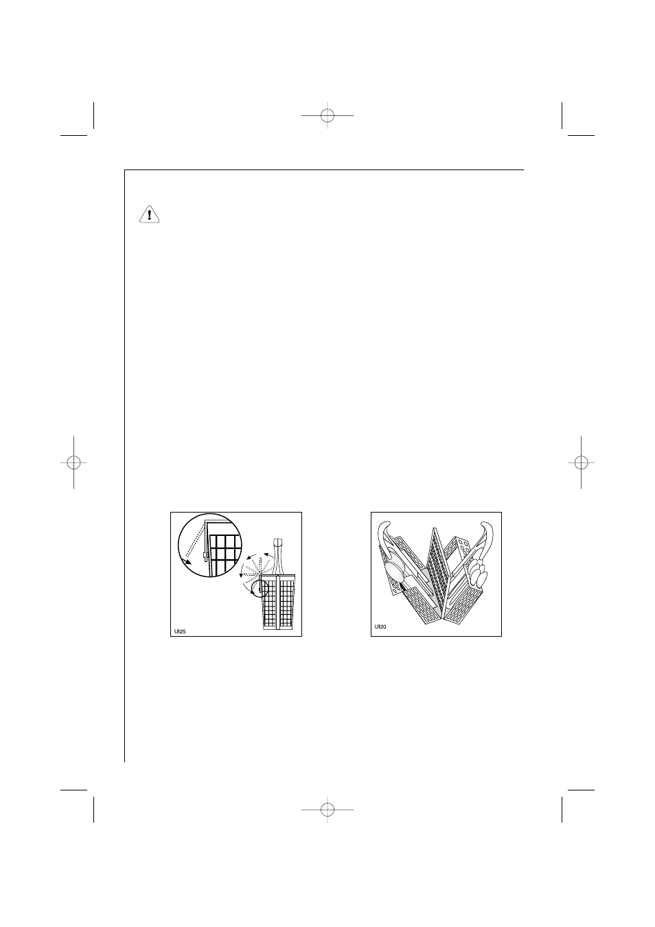 The cutlery basket | Electrolux 54750 User Manual | Page 20 / 52