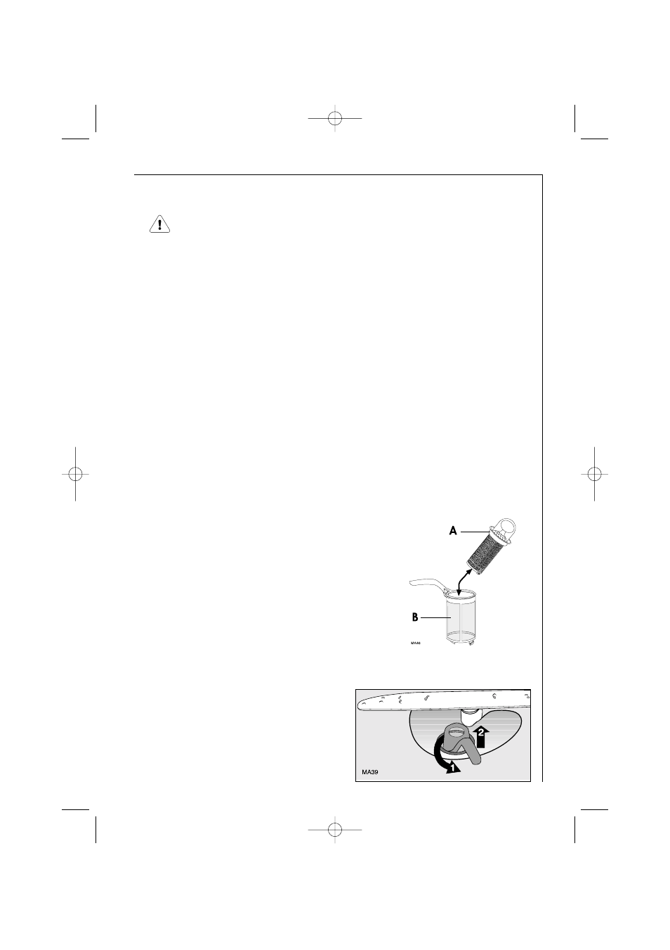 Maintenance and cleaning, Cleaning the filters | Electrolux 54750 User Manual | Page 31 / 52