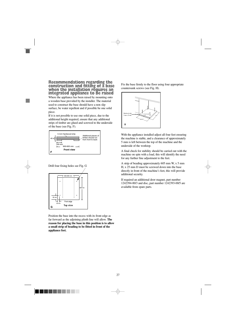 Electrolux EW 1000 I User Manual | Page 27 / 28
