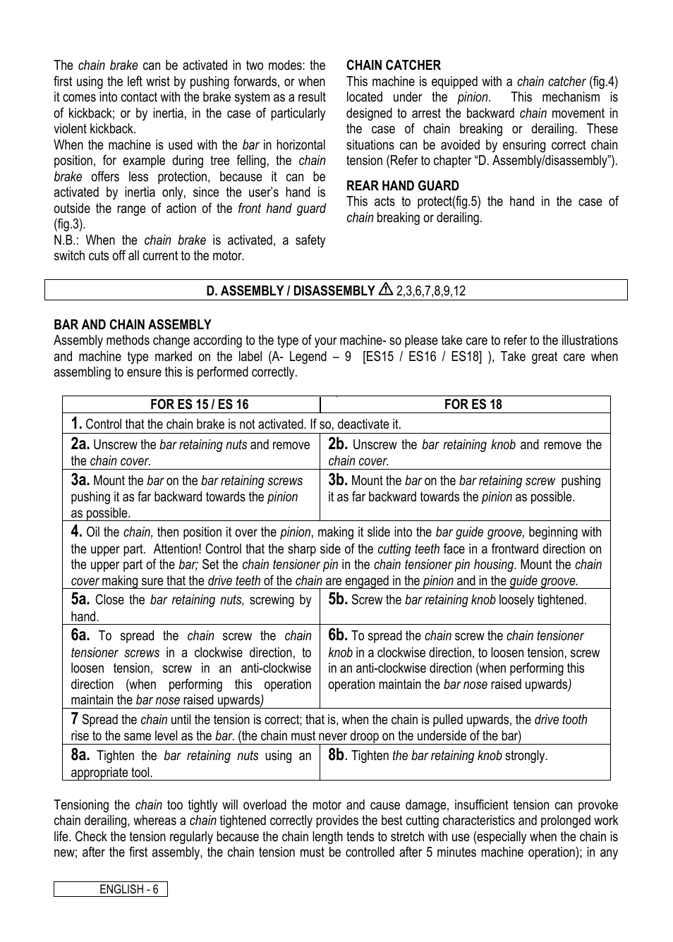 Electrolux Chain Saw User Manual | Page 10 / 16
