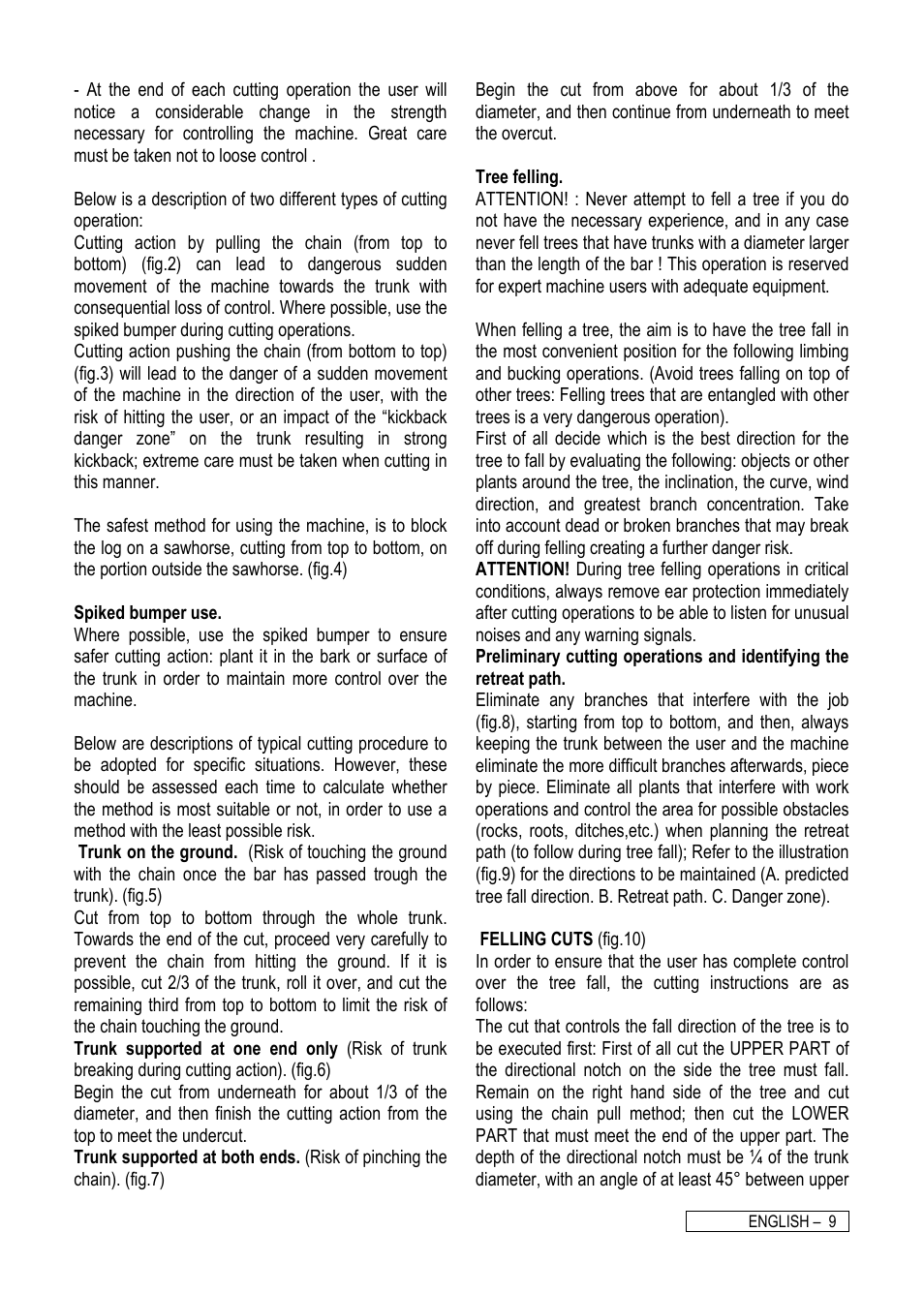 Electrolux Chain Saw User Manual | Page 13 / 16