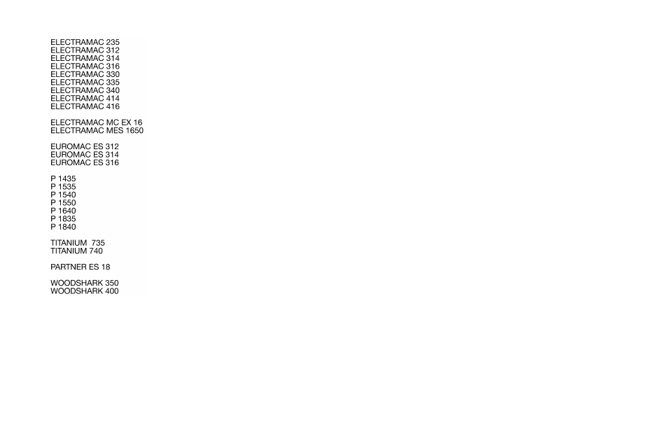 Electrolux Chain Saw User Manual | Page 2 / 16