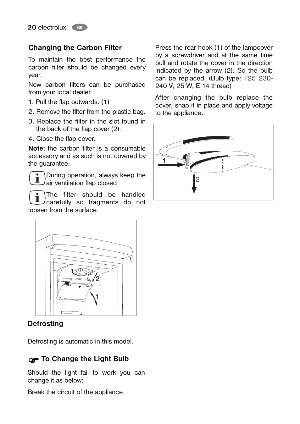 Electrolux U30414 ENB 39400 W User Manual | Page 20 / 36