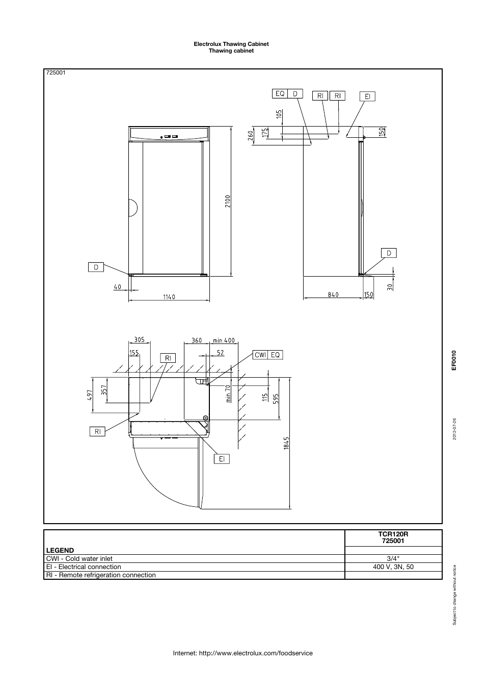 Electrolux 725002 User Manual | Page 3 / 4