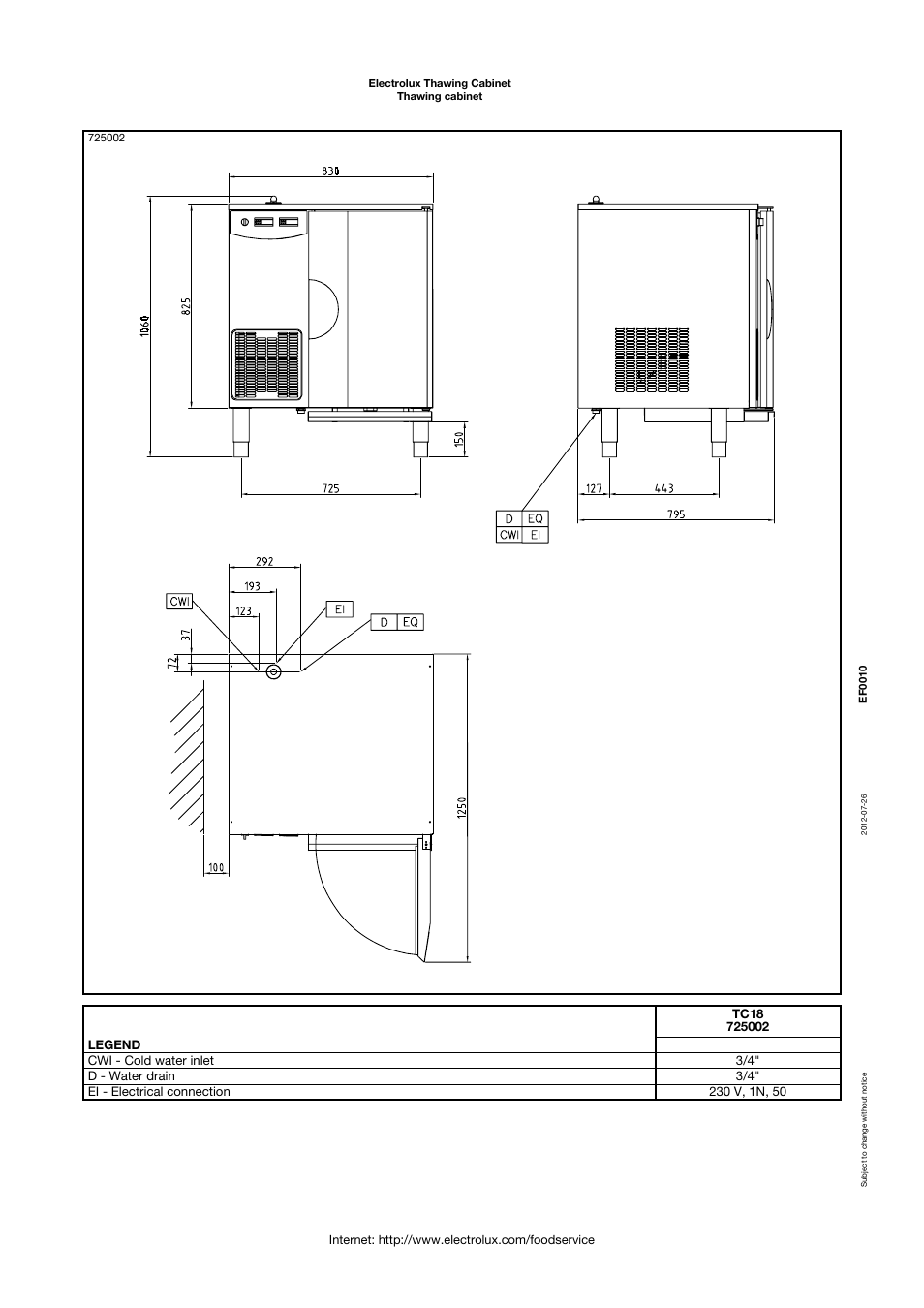 Electrolux 725002 User Manual | Page 4 / 4