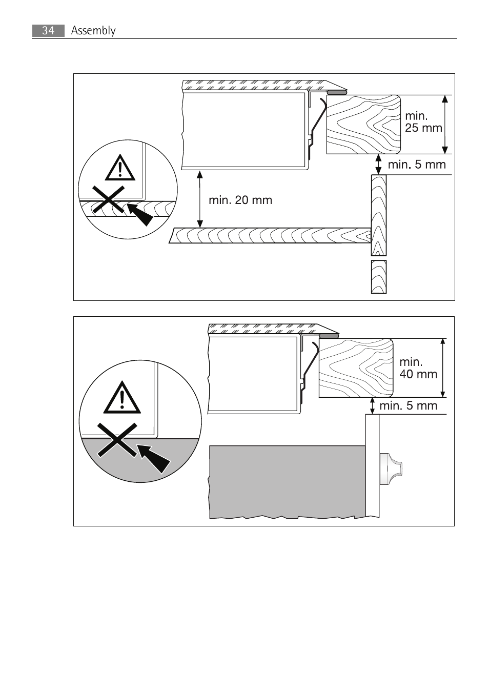 Assembly 34 | Electrolux 67160KFN 67160 KF-N User Manual | Page 34 / 40