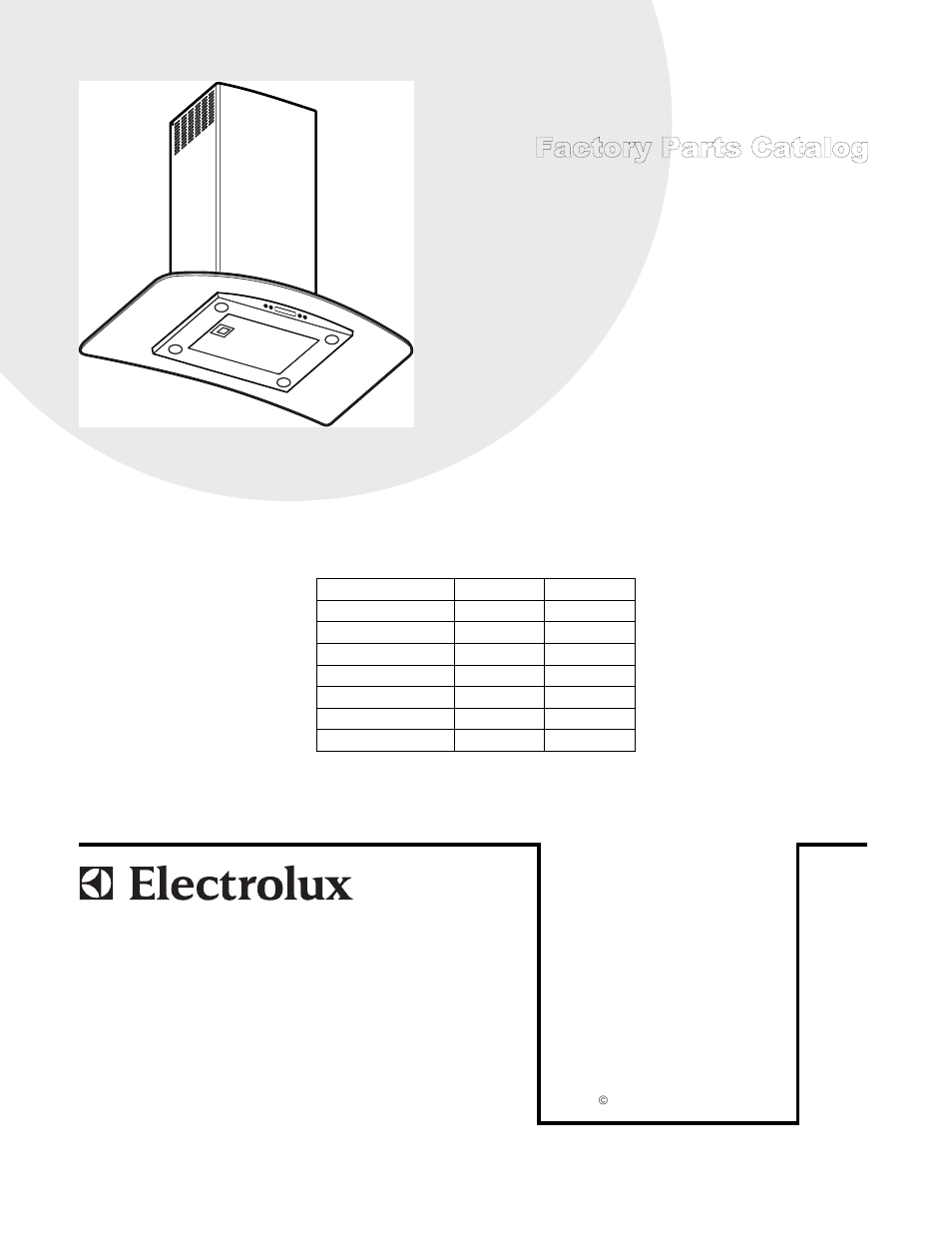 Electrolux RH42PC60G User Manual | 4 pages