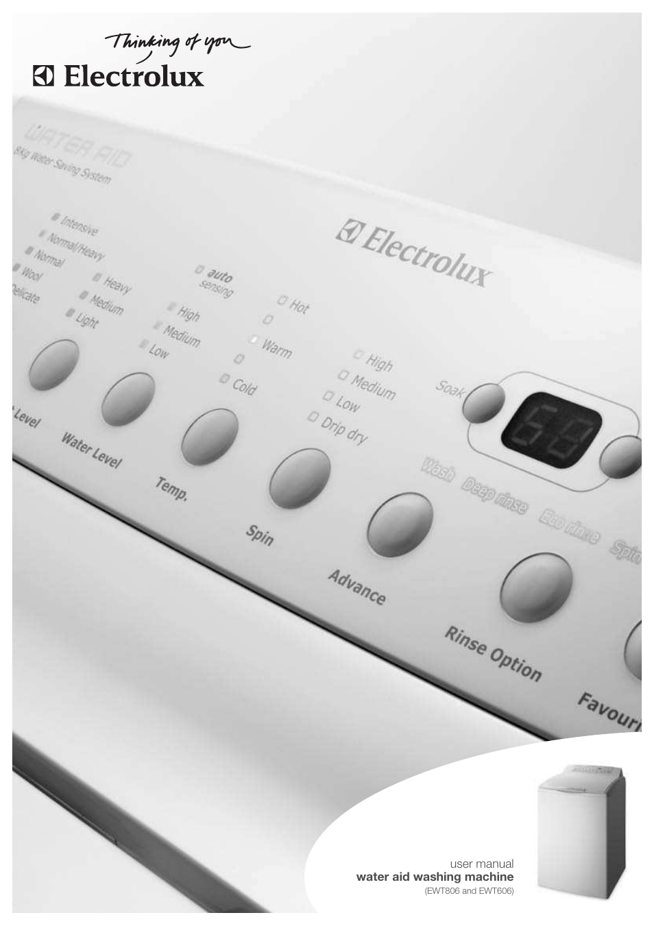 Electrolux EWT606 User Manual | 26 pages