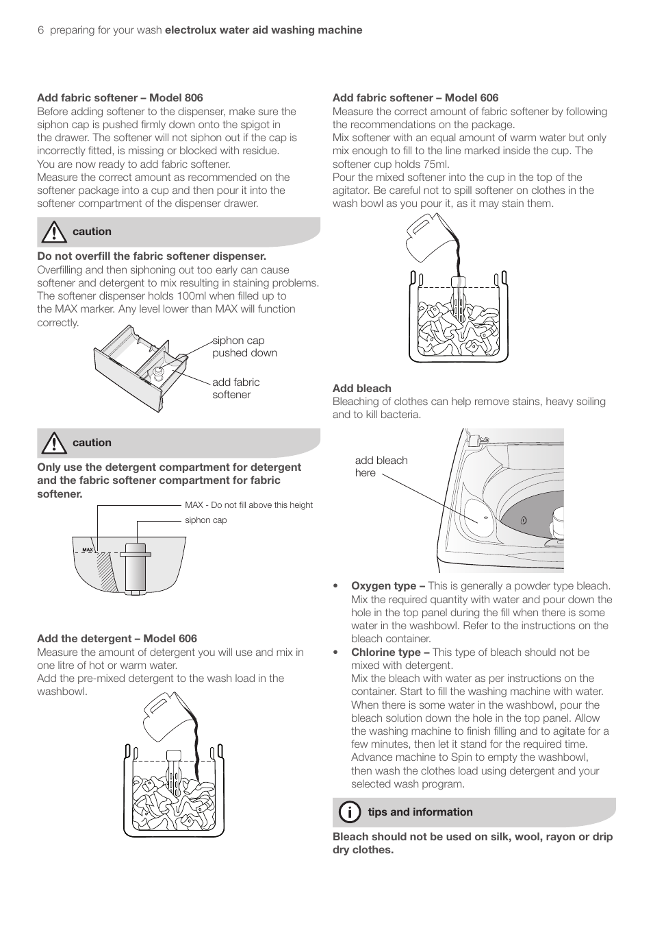 Electrolux EWT606 User Manual | Page 10 / 26