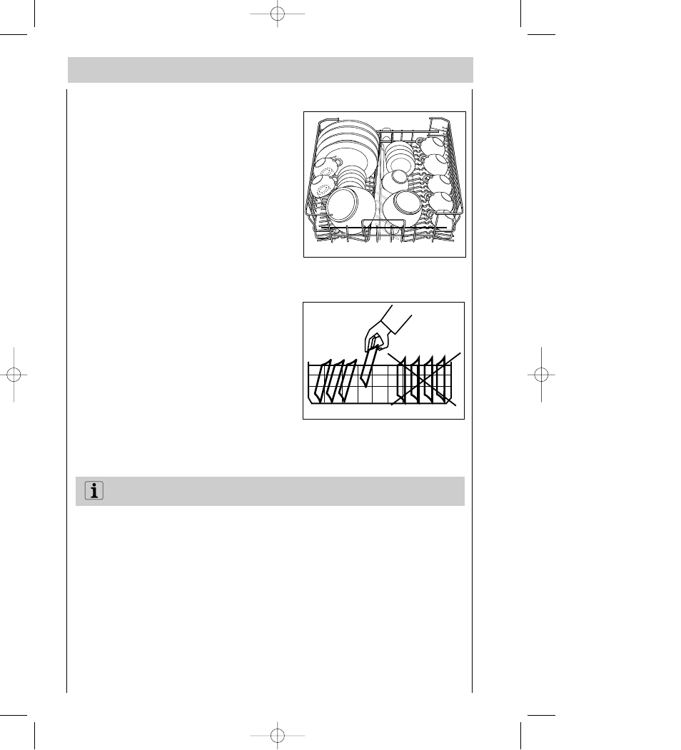 The upper basket | Electrolux 5041 User Manual | Page 14 / 36