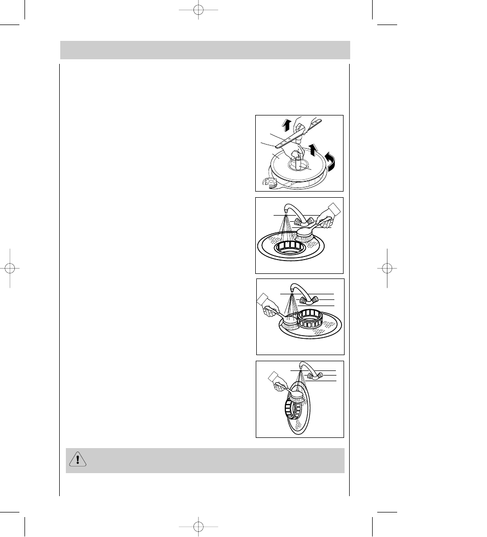 Cleaning the large filter | Electrolux 5041 User Manual | Page 23 / 36