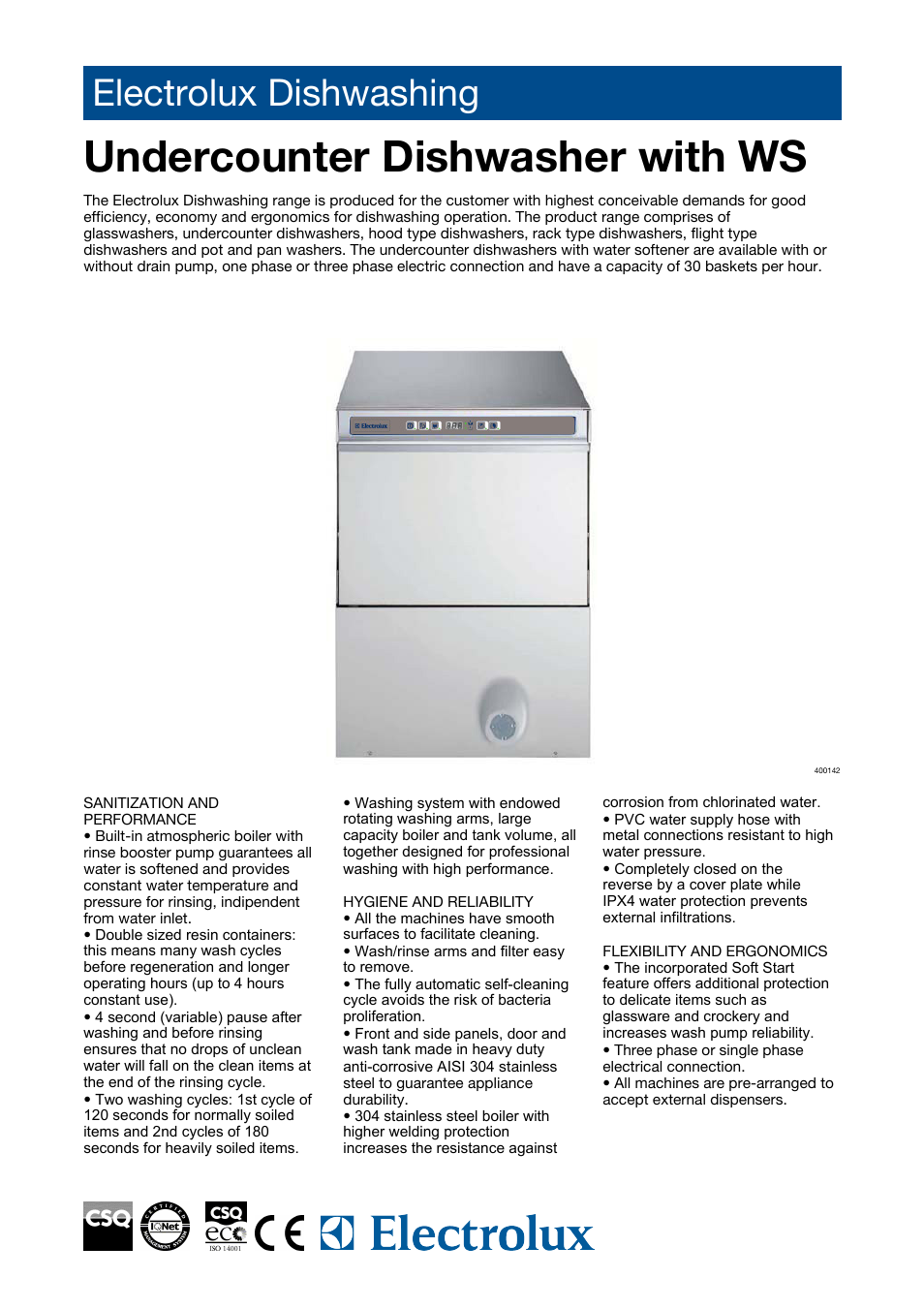 Electrolux 400057 User Manual | 3 pages