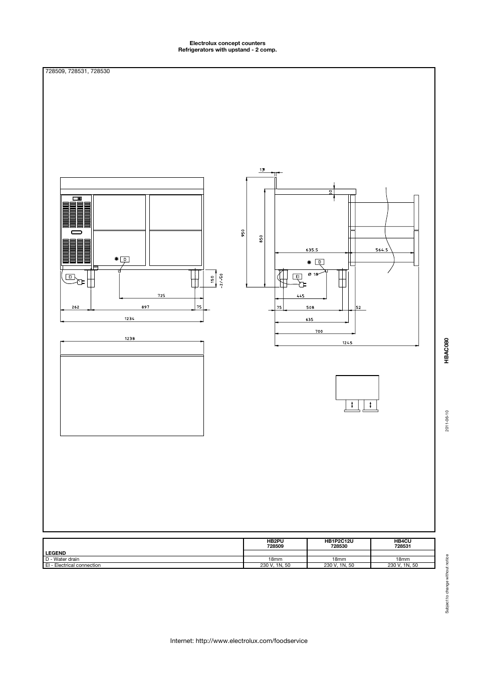 Electrolux 728531 User Manual | Page 3 / 3