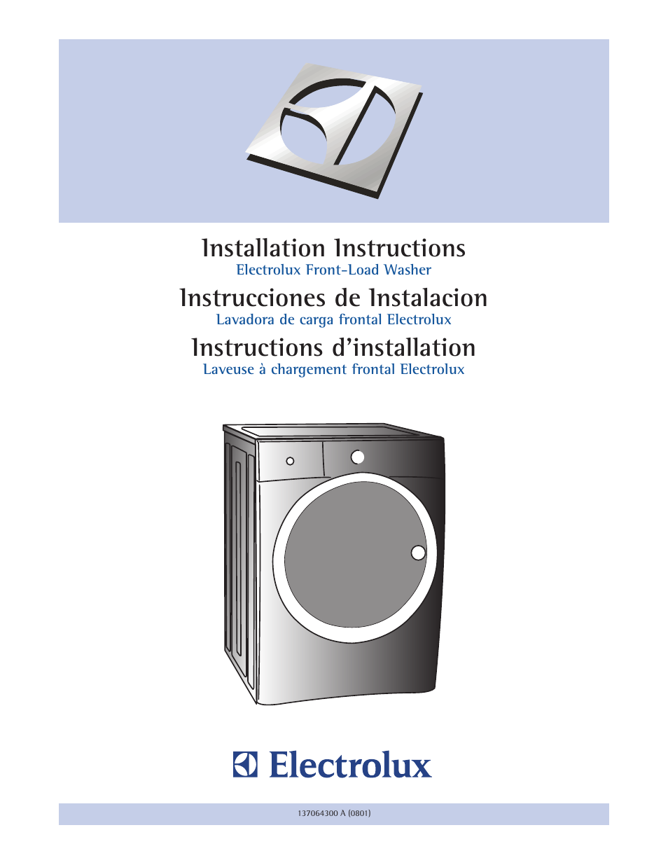 Electrolux 137098000 User Manual | 20 pages
