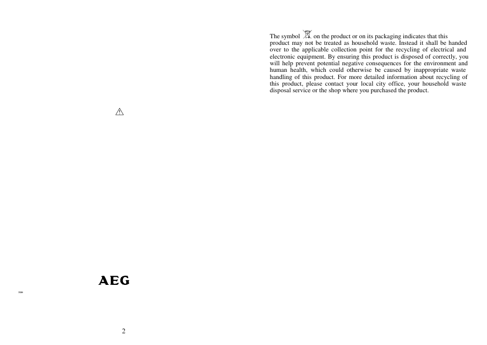Electrolux 6310 DK User Manual | Page 2 / 12