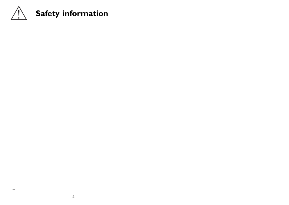 Safety information | Electrolux 6310 DK User Manual | Page 4 / 12