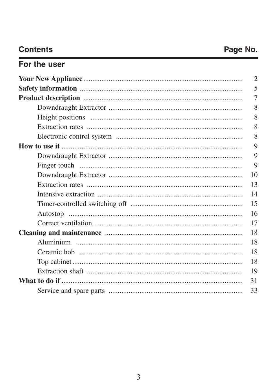 Electrolux FM 2500DD-A User Manual | Page 3 / 40